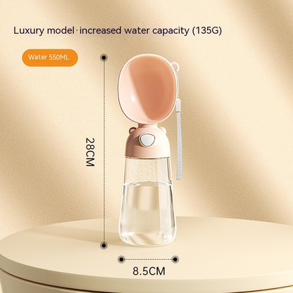 The ORIGINAL 4-in-1 Pet Hydration Station – Portable Dog Water Bottle, Food Bowl, & Waste Bag Dispenser – Leakproof & Food-Grade Travel Essential for Dogs