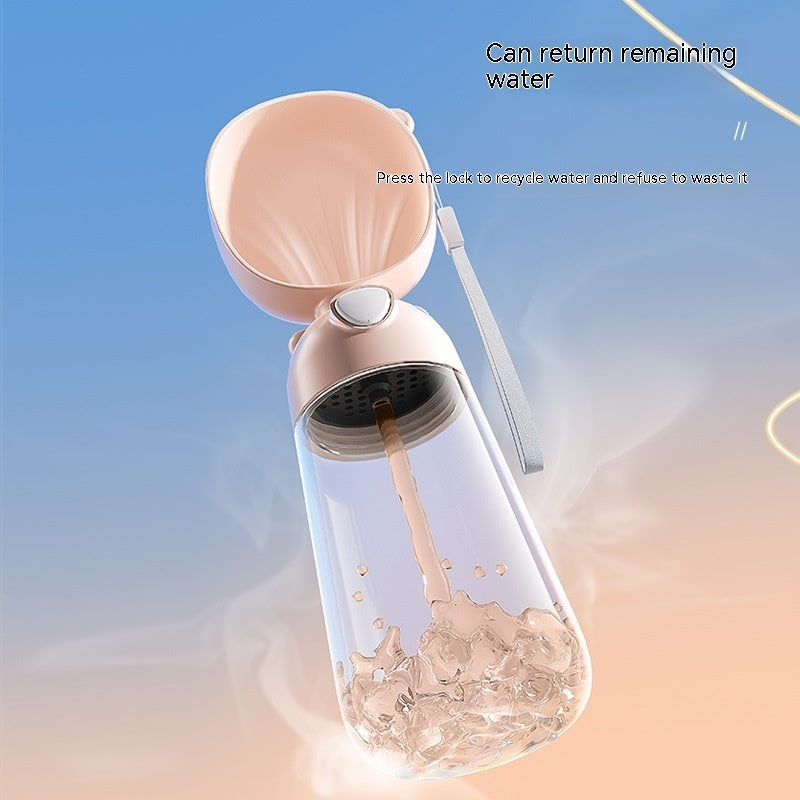 The ORIGINAL 4-in-1 Pet Hydration Station – Portable Dog Water Bottle, Food Bowl, & Waste Bag Dispenser – Leakproof & Food-Grade Travel Essential for Dogs